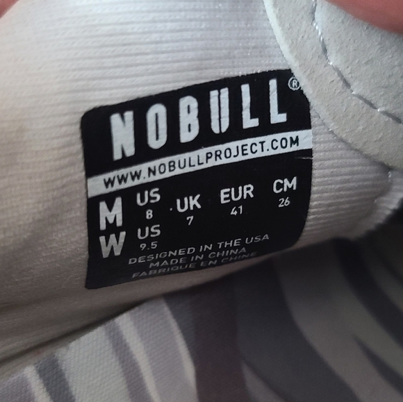 NOBULL 8 9.5 Burst Trainer Striped Shoes - Picture 11 of 16